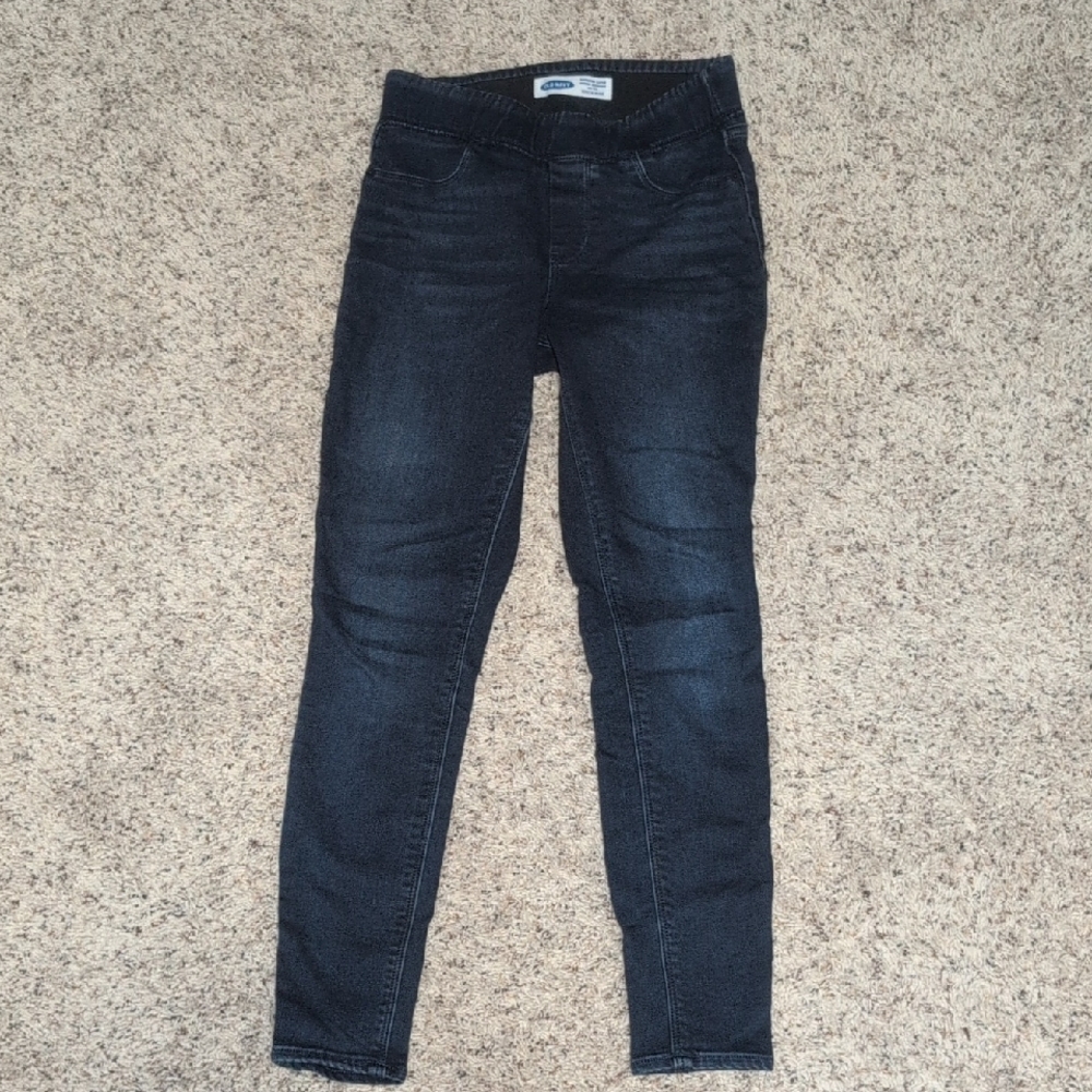 Old Navy Dark Blue Rockstar Super Skinny Jeans